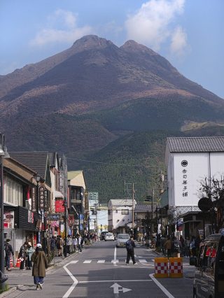 RIGHT The tranquil village of Yufuin is filled with galleries, craft shops, cafés and rustic ryokans. Japanese locals are known for their appreciation of mountains and there’s a building restriction here that ensures Mount Yufu’s twin peaks can be easily seen from any vantage point.